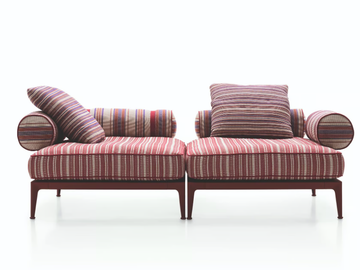 RIBES - 2 seater fabric garden sofa by B&B Italia Outdoor - view 2